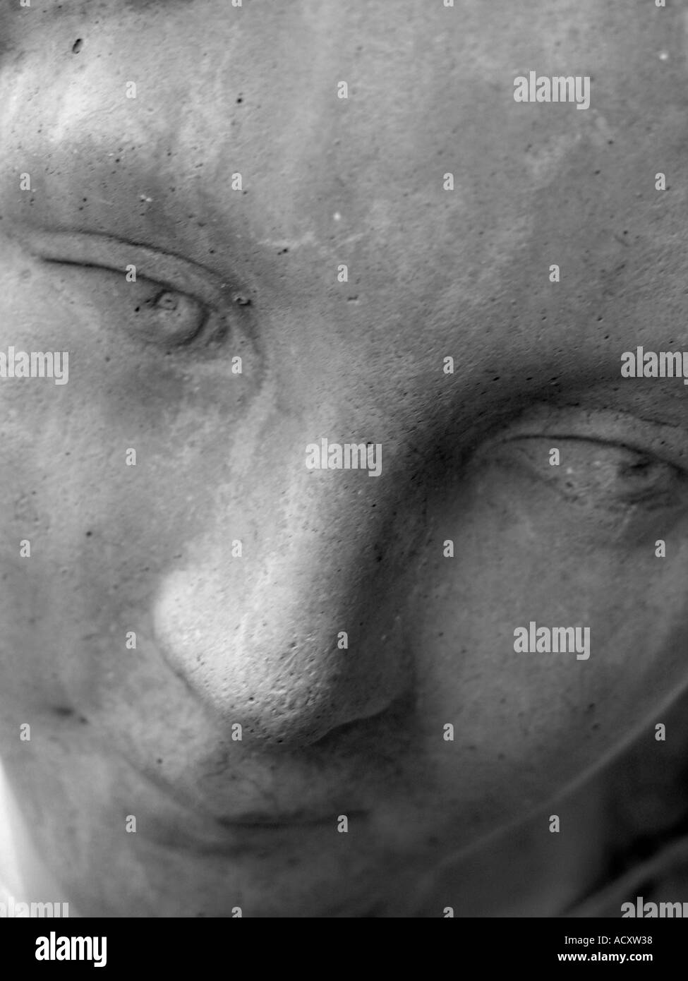 female marble statue face carved Stock Photo Alamy