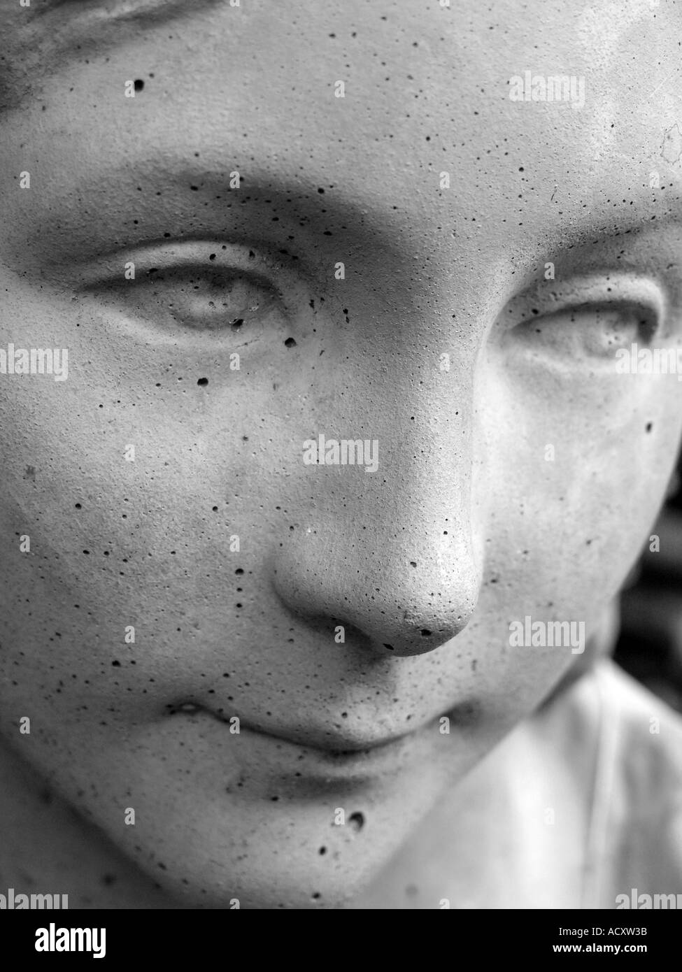 female marble statue face Stock Photo Alamy
