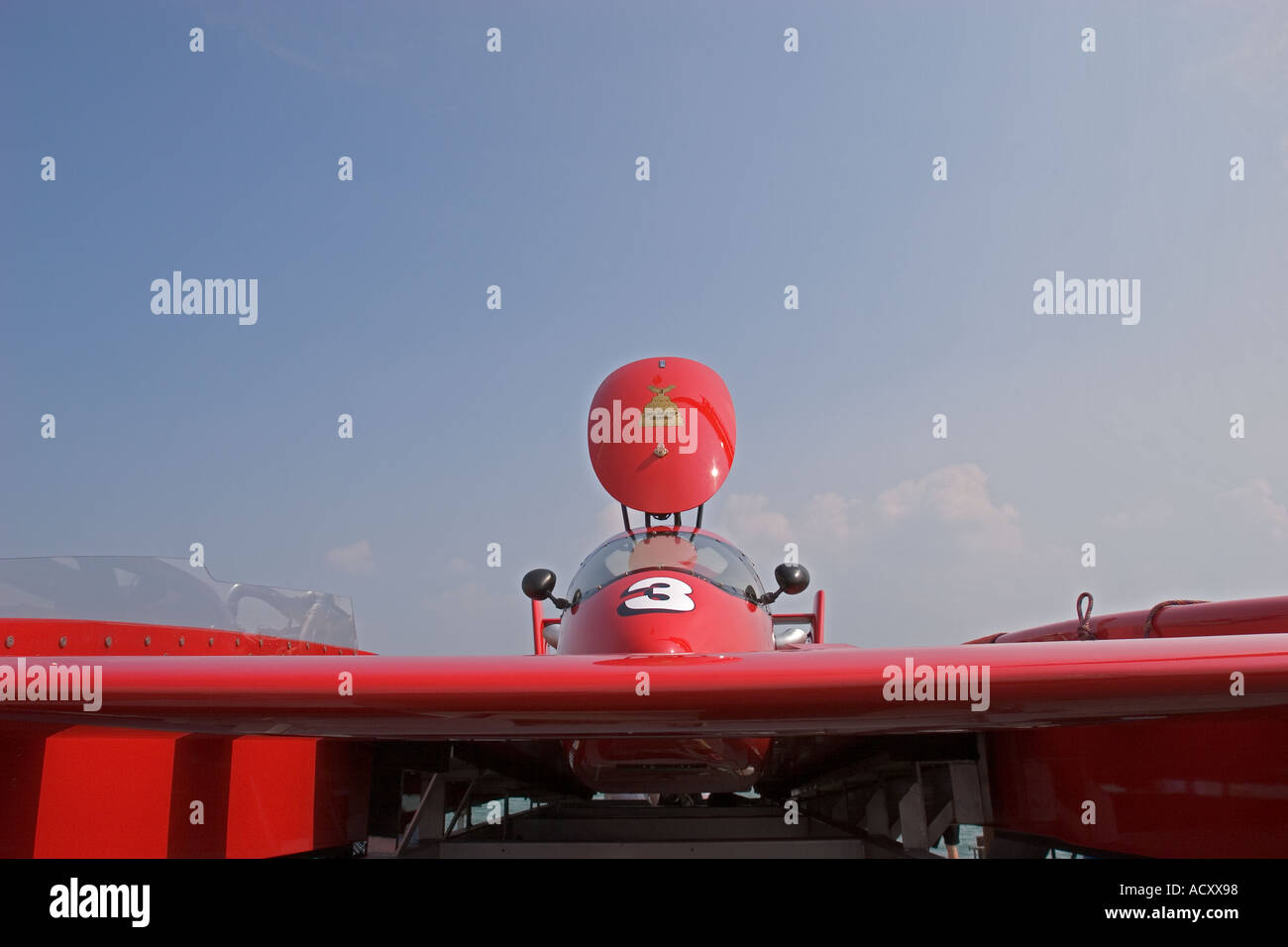 Gold Cup Hydroplane Races on Detroit River Stock Photo