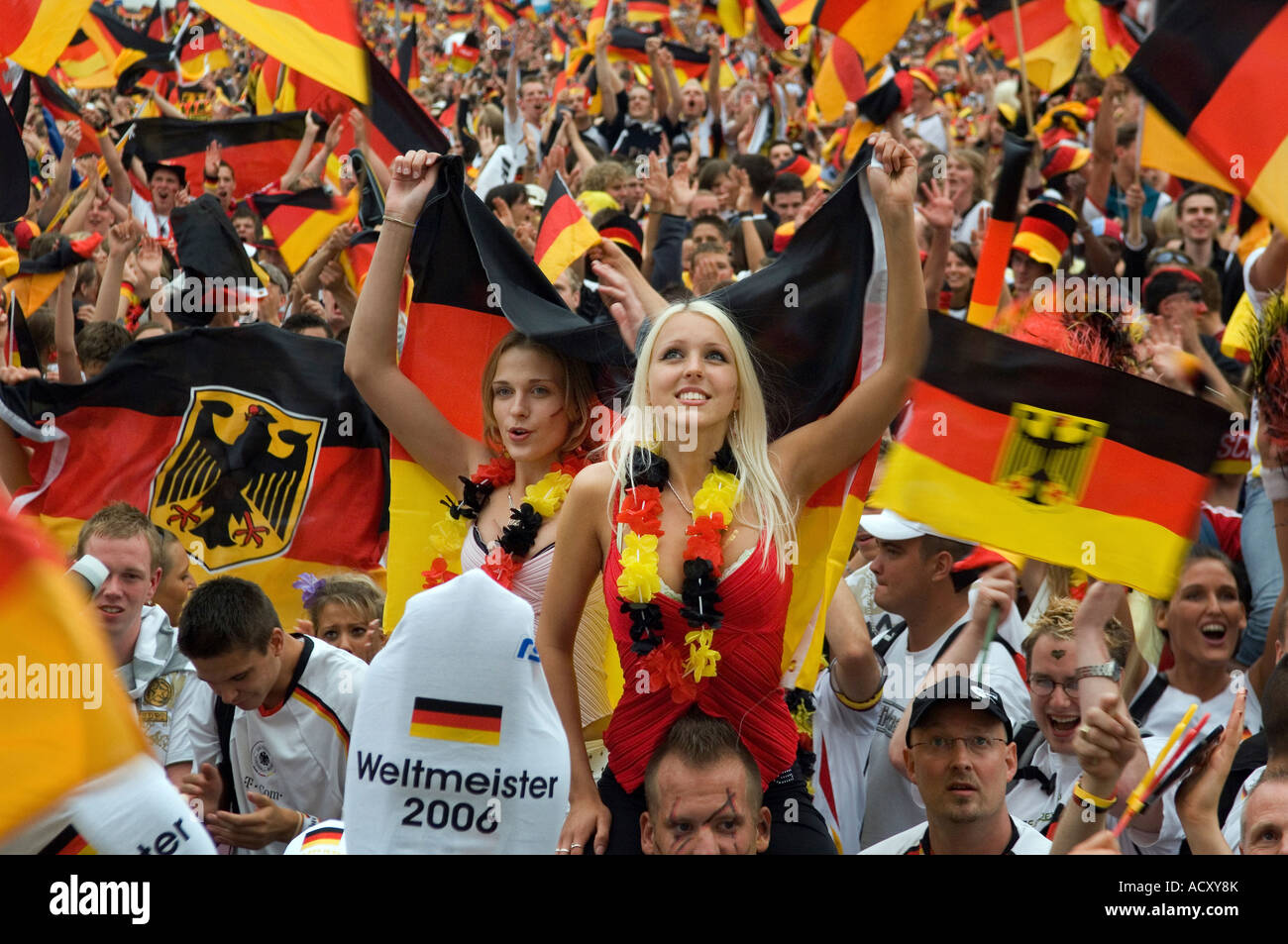 Soccer Fans In Stadium World Cup