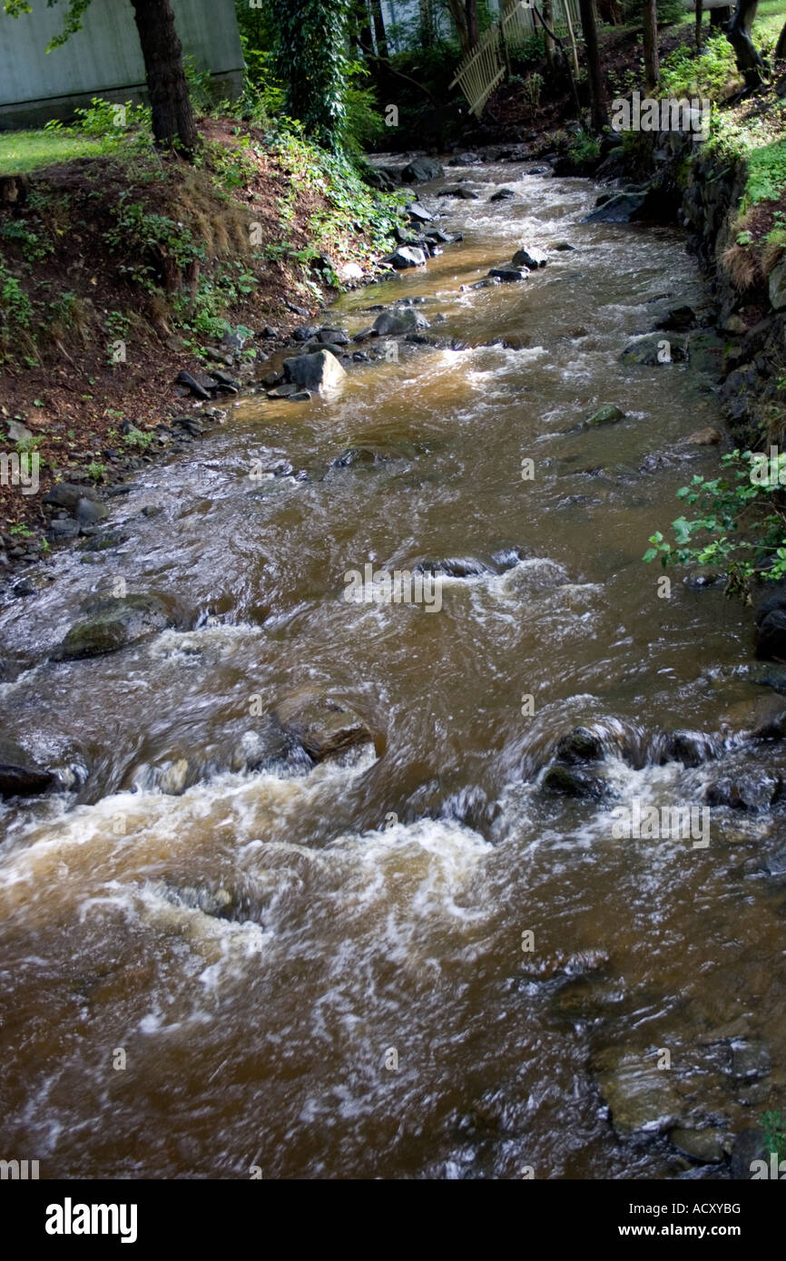 River Rauda River Radau running through Harzburg Stock Photo - Alamy