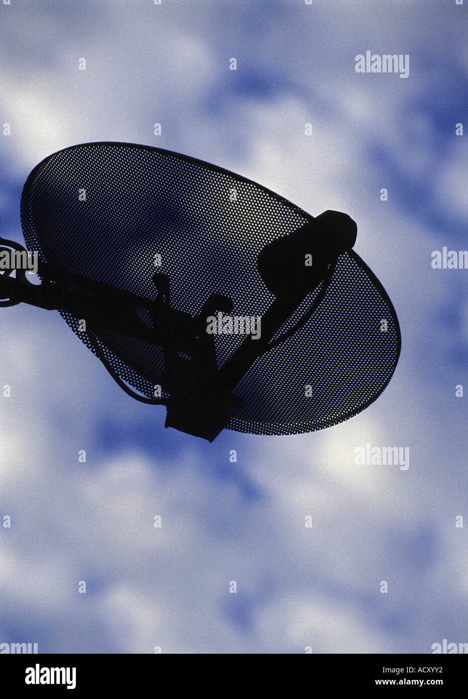 Satellite TV Dish Aerial Stock Photo Alamy