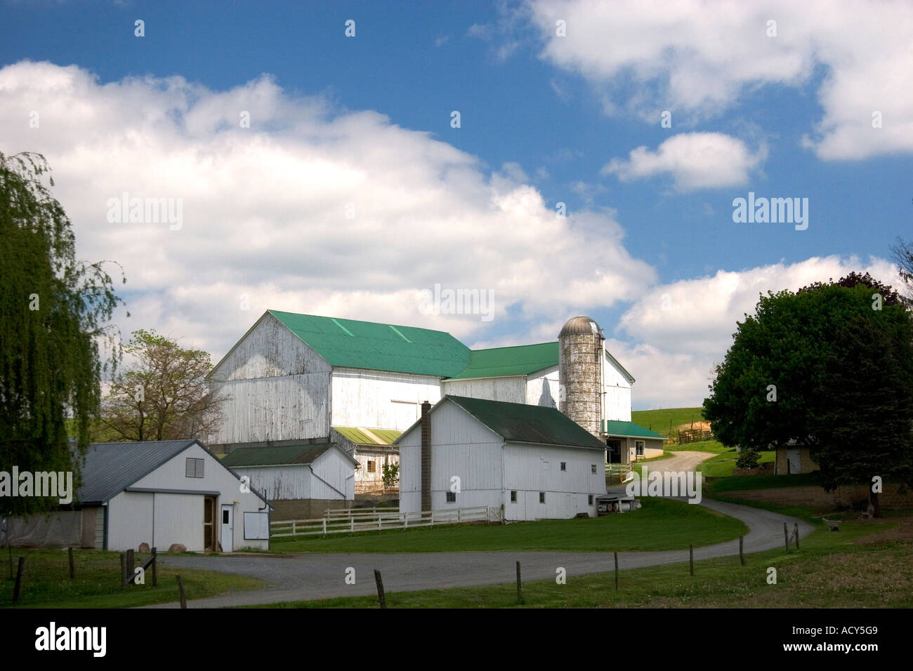 Farm near Berlin, Ohio. Stock Photo