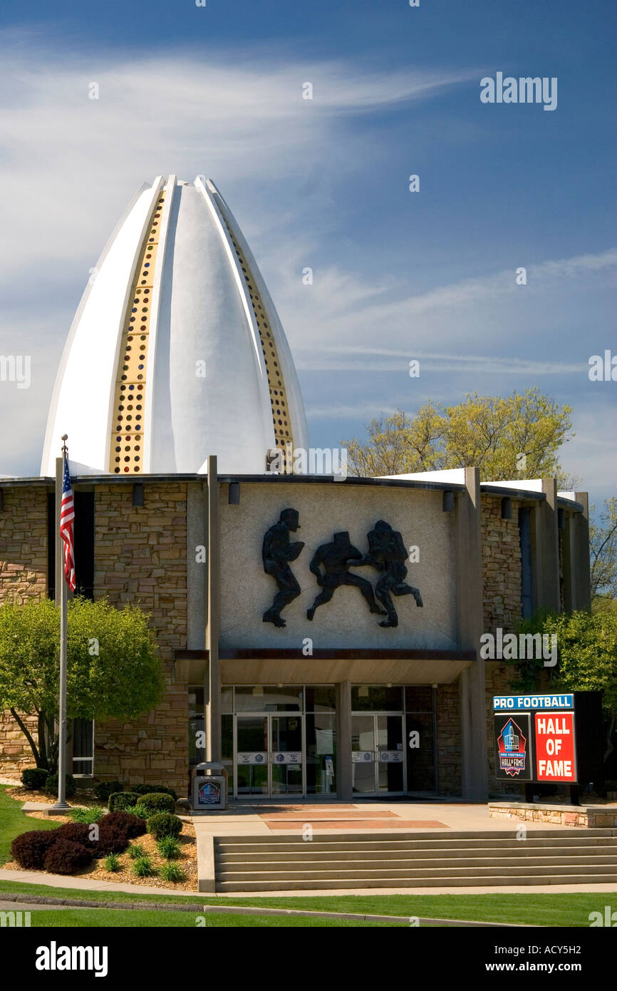 Professional Football Hall of Fame Canton Ohio Stock Photo - Alamy