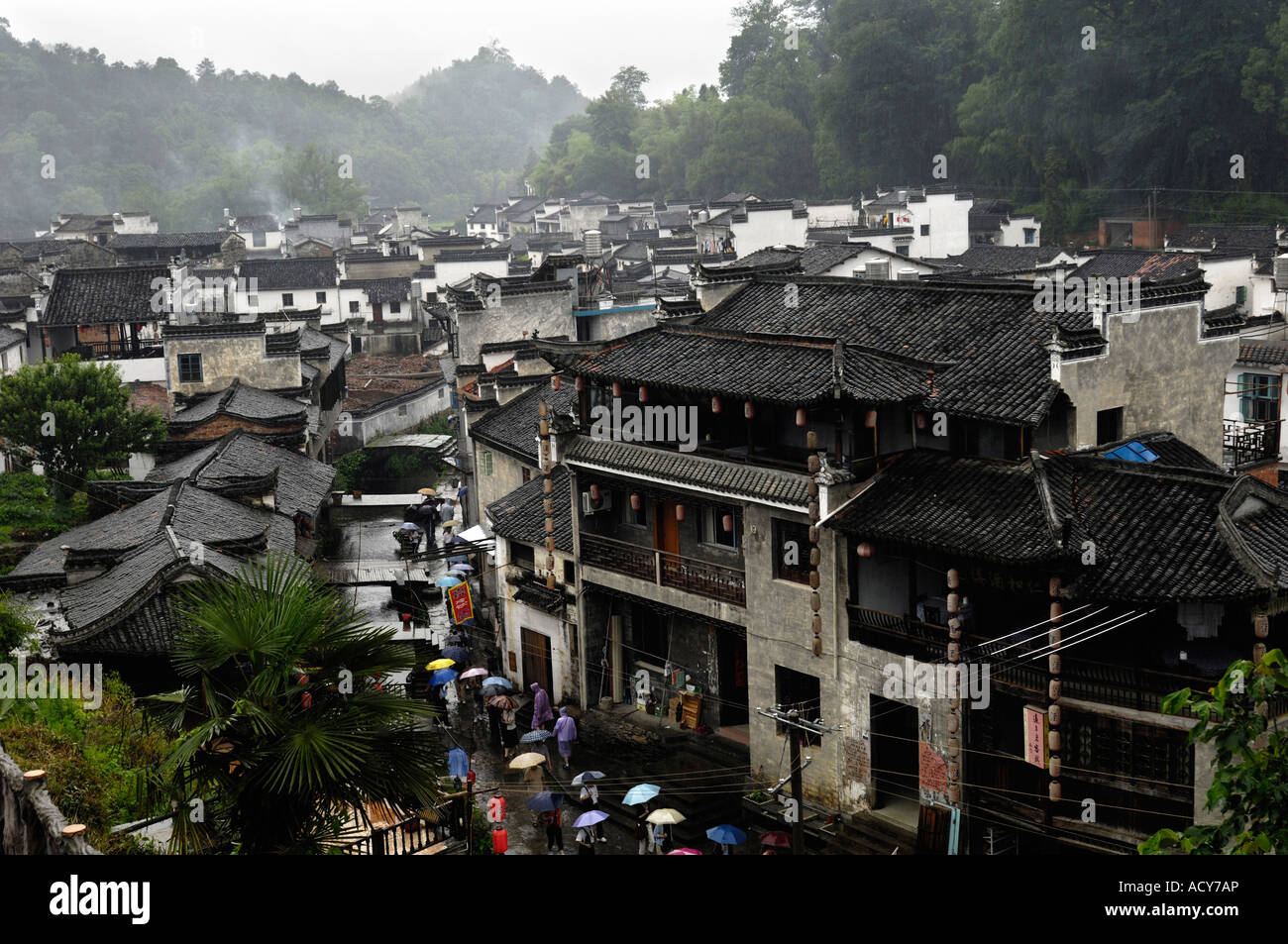 Likeng Village Wuyuan Jiangxi China 13 Jun 2007 Stock Photo Alamy