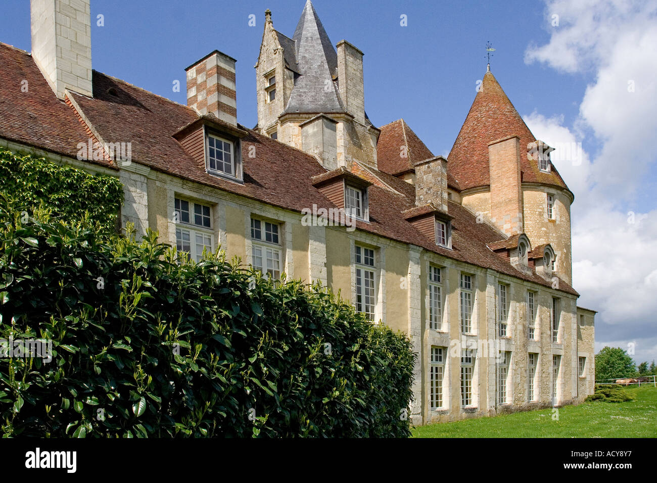 Manoir de la Vove Corbon Orne Normandy France Stock Photo Alamy
