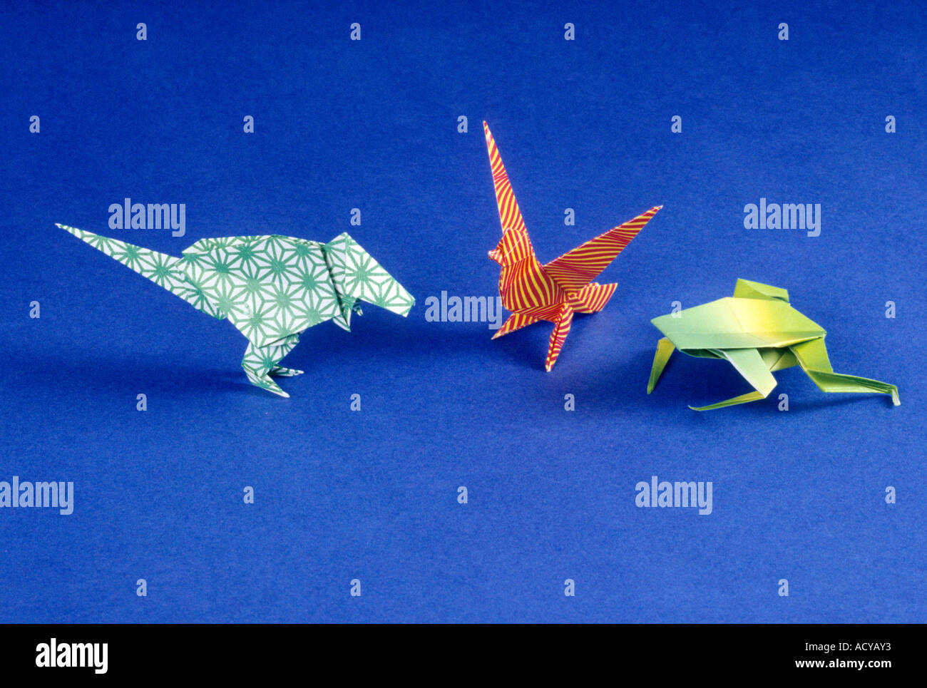 Paper origami. Stock Photo