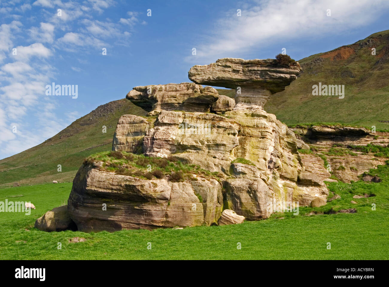 Bonnet Stone, West Lomond, Fife Stock Photo - Alamy