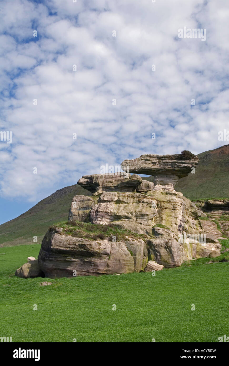 Bonnet Stone, West Lomond, Fife Stock Photo