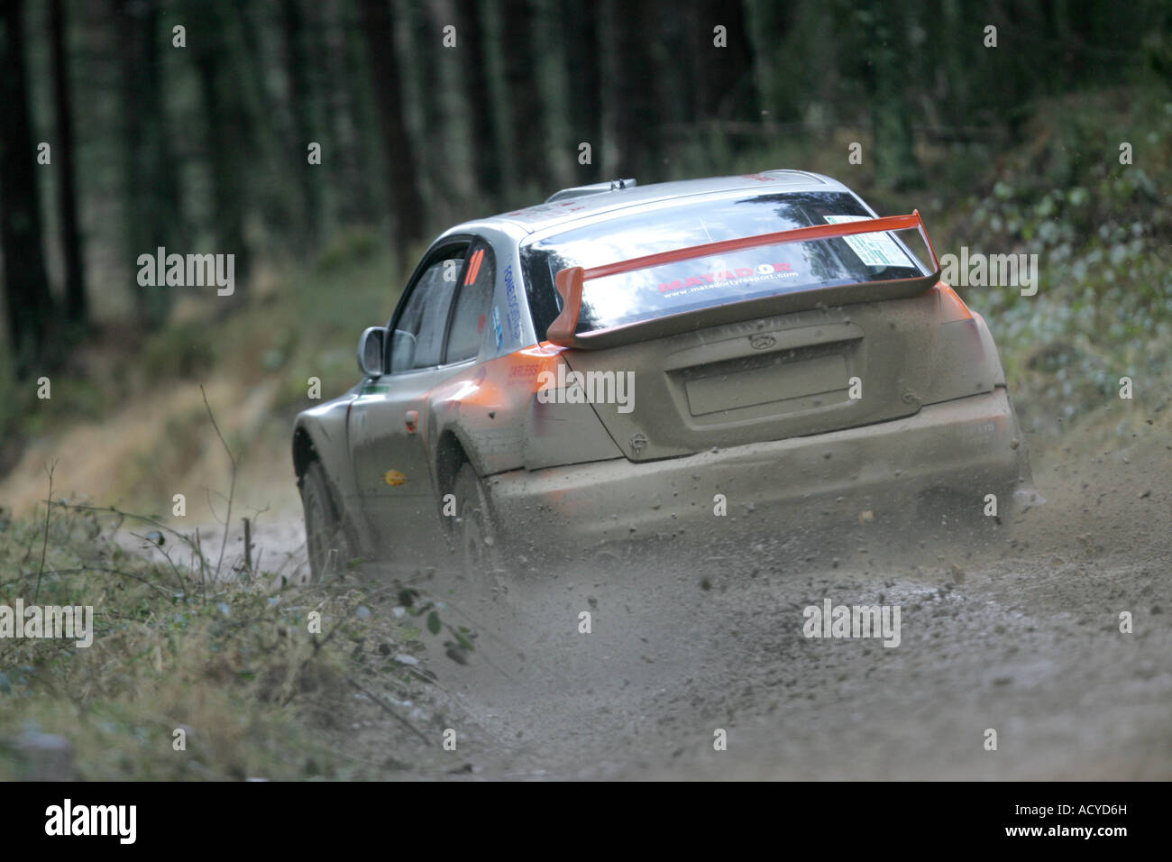 Hyundai accent rallying hi-res stock photography and images - Alamy