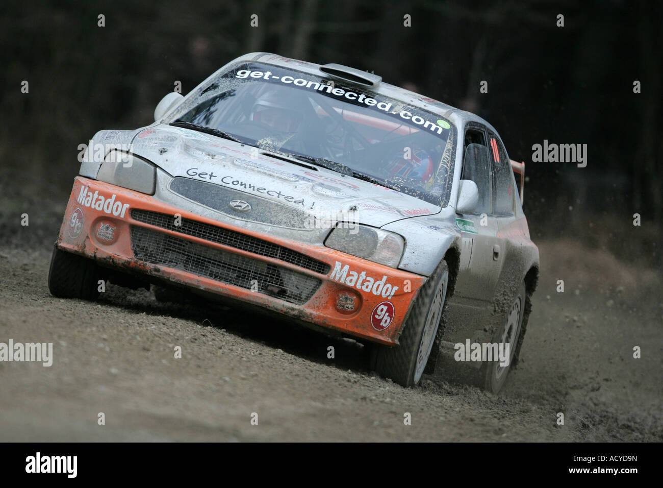 Hyundai accent rallying hi-res stock photography and images - Alamy