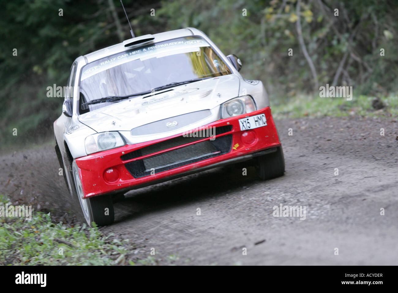 Hyundai accent rally car hi-res stock photography and images - Alamy