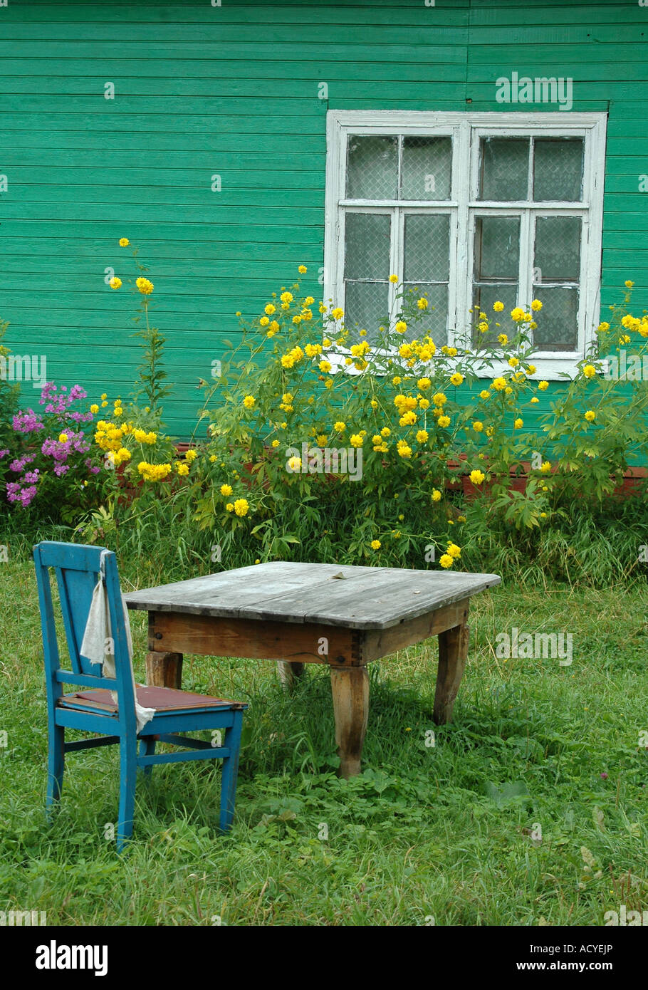 Traditional Dacha in Somino village, Leningrad region, Russia Stock ...