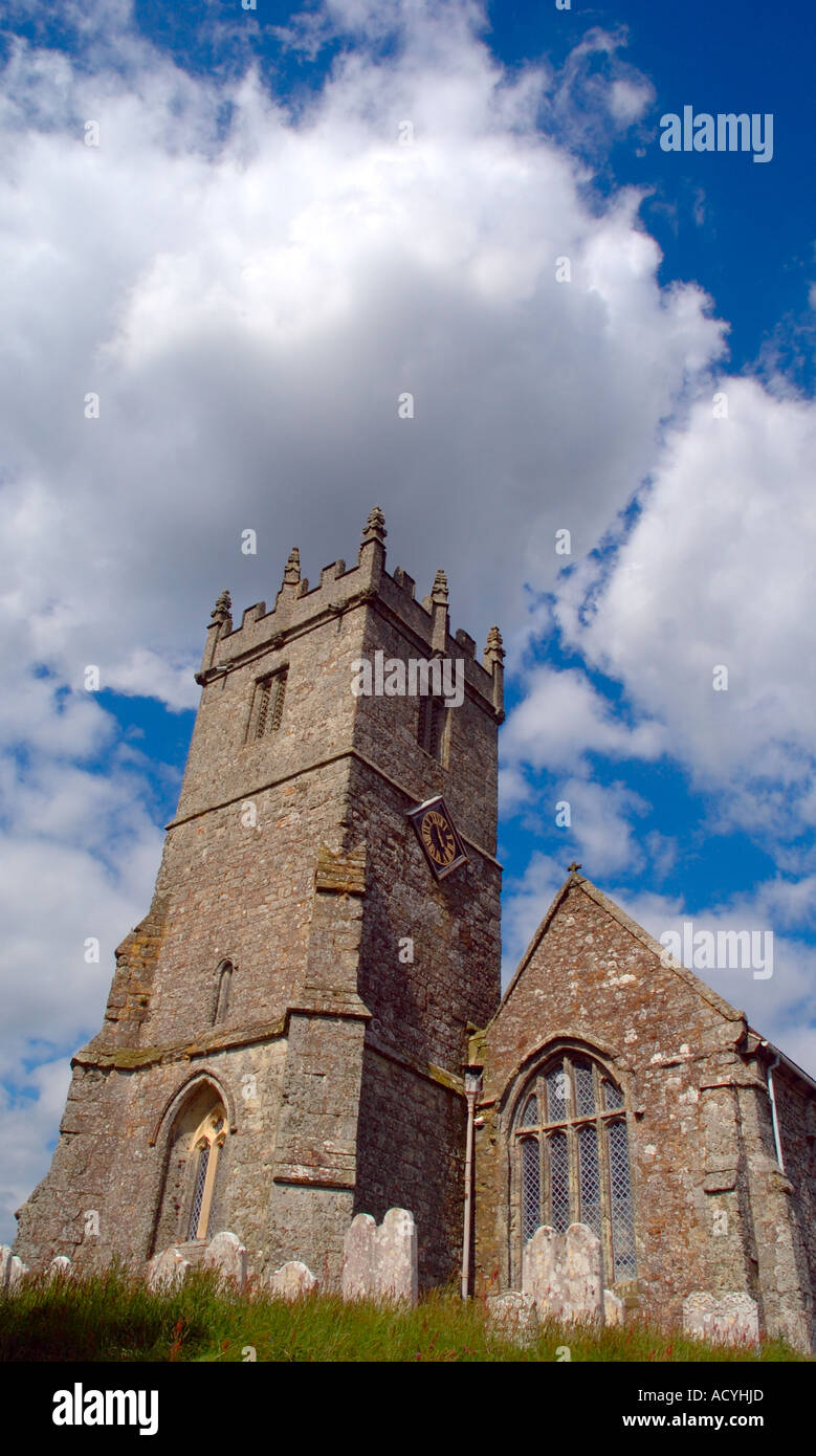 All Saints Church, Godshill,  Isle of Wight, England, UK, GB. Stock Photo