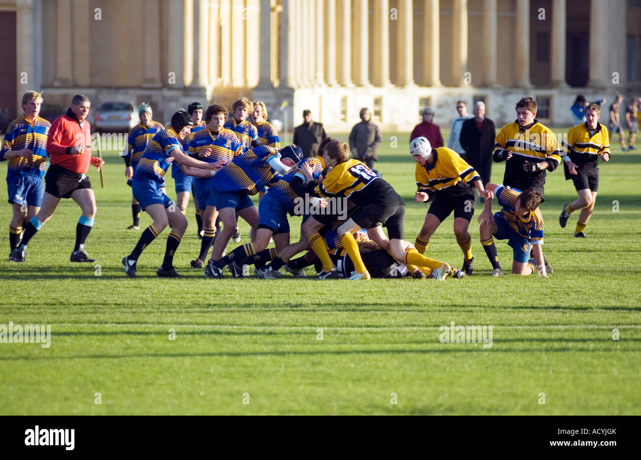 Playing rugby at Stowe Public School Buckingham MK18 5EH England Stowe ...