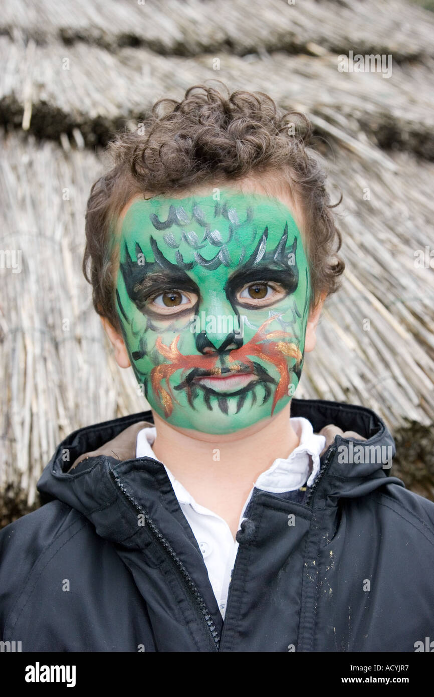 Dragon Face Paint Royalty-Free Images, Stock Photos & Pictures