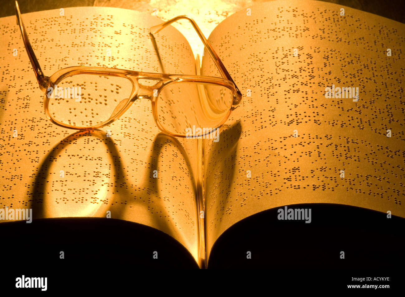 Braille book for the blind Stock Photo Alamy