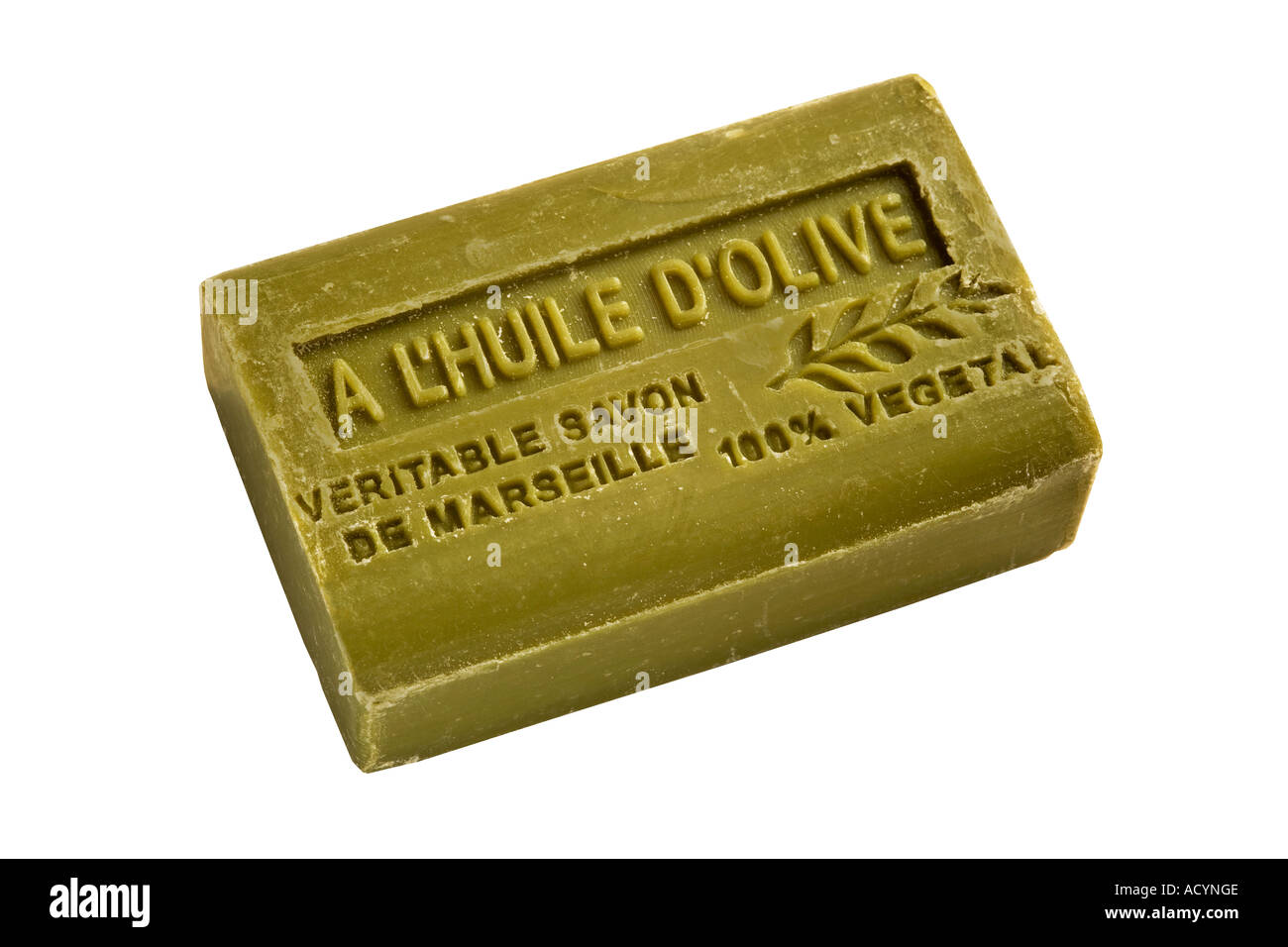 Traditional Olive Oil Provencal soap from France Stock Photo