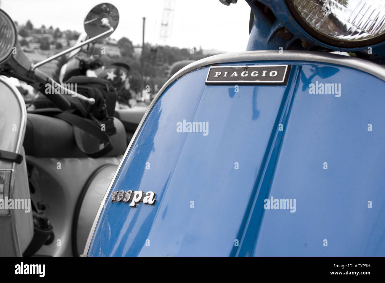 Vespa Scooter at Amerivespa, Seattle Washington USA Stock Photo Alamy