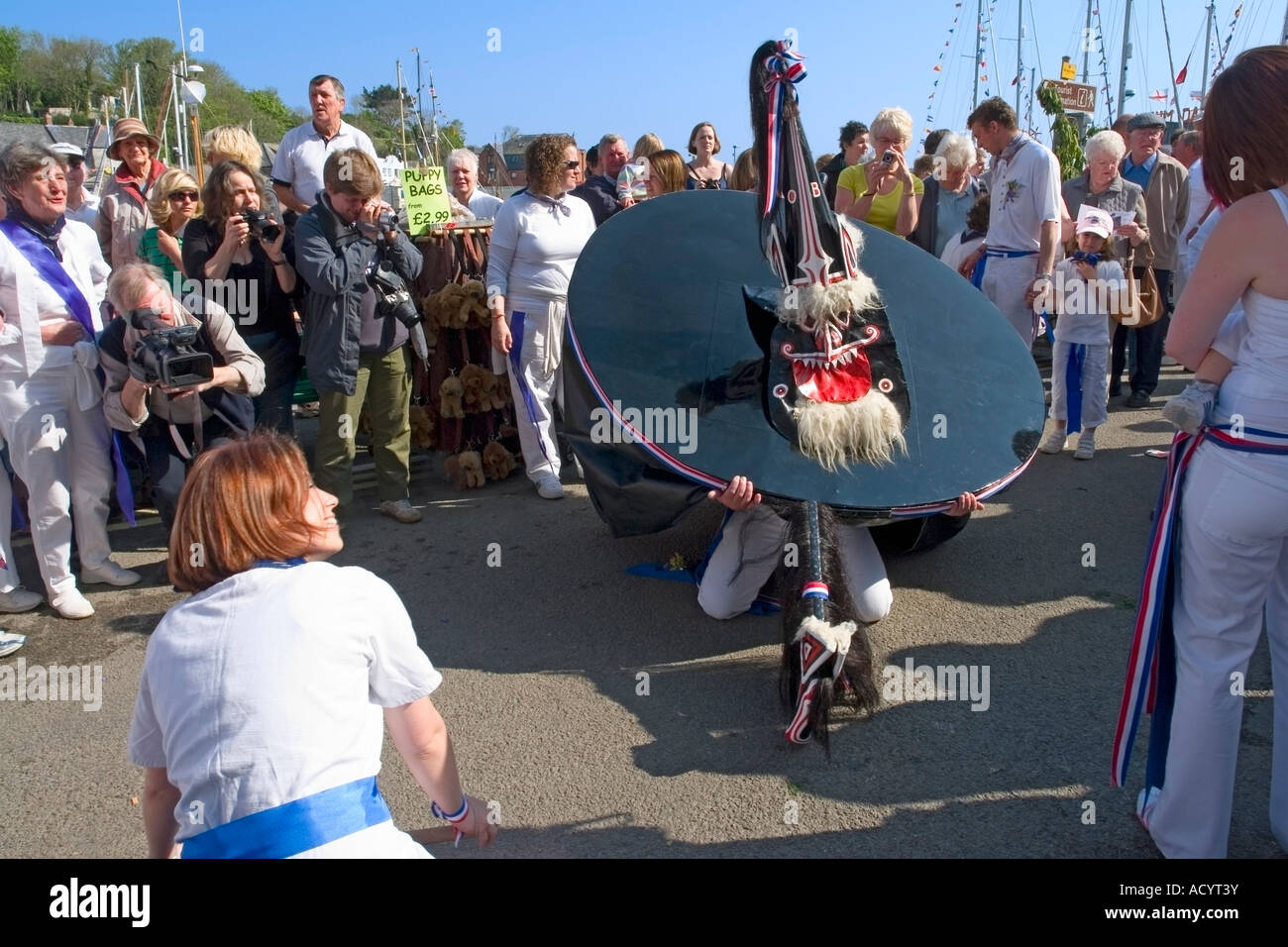 Padstow hobby horse hires stock photography and images Alamy
