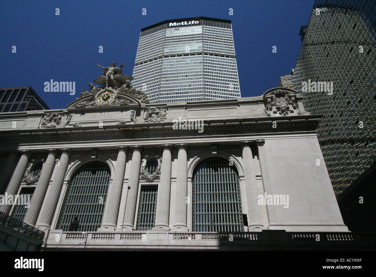met life building (formerly pan am building) by grand central station Stock Photo
