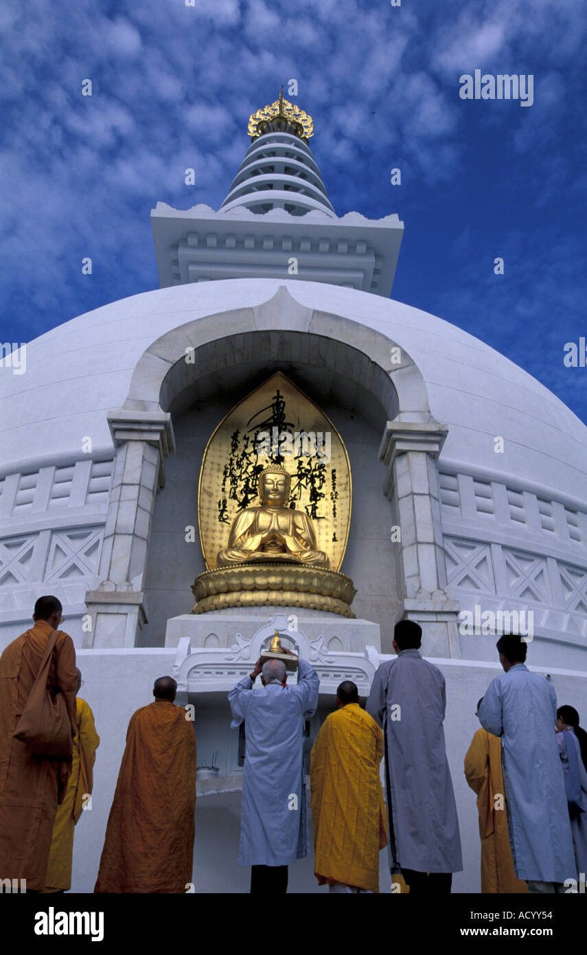 Rajgir Japan Budhist Temple India Stock Photo - Alamy