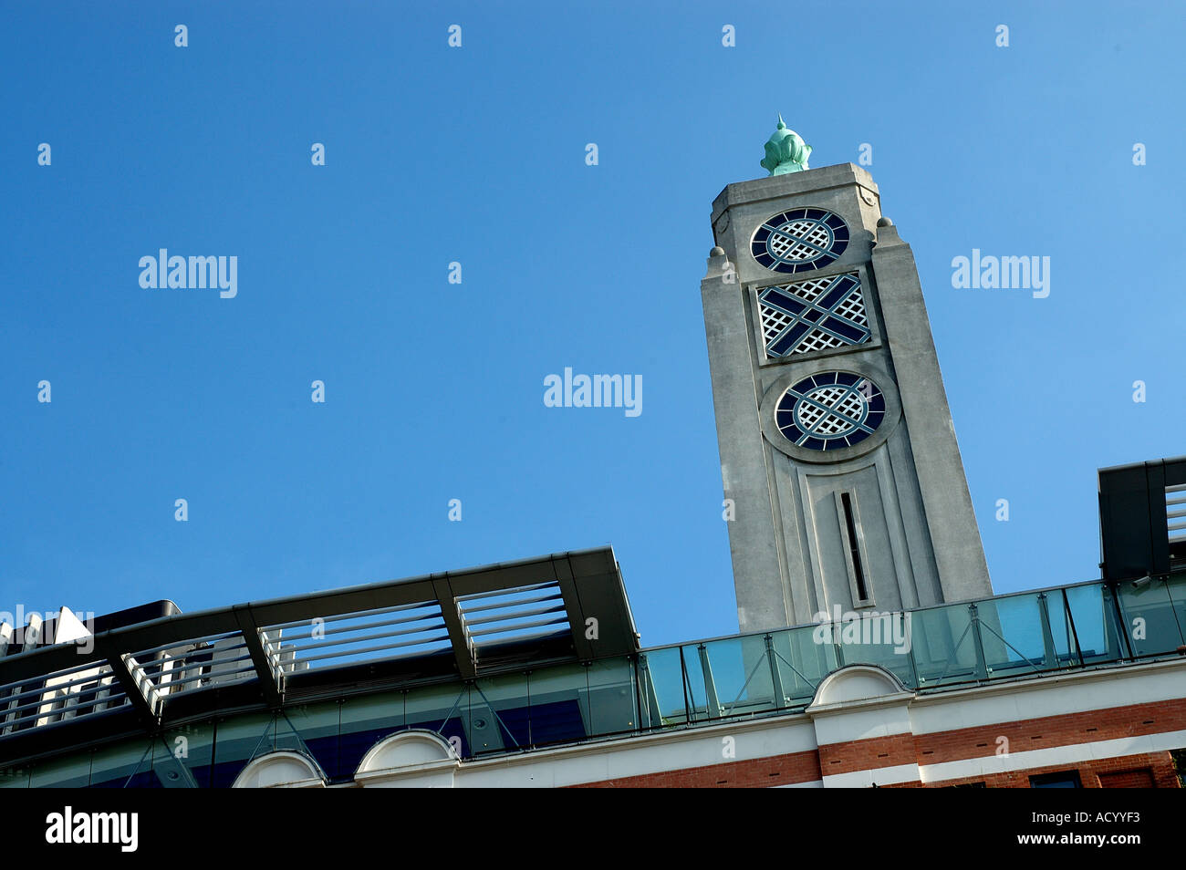 The Historic Oxo Tower in London Stock Photo