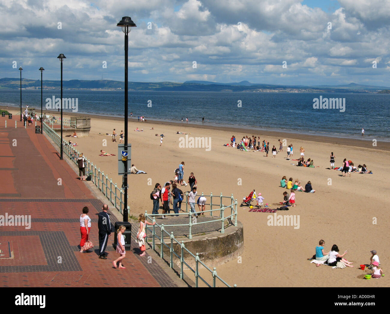 The beach at Portobello Stock Photo Alamy