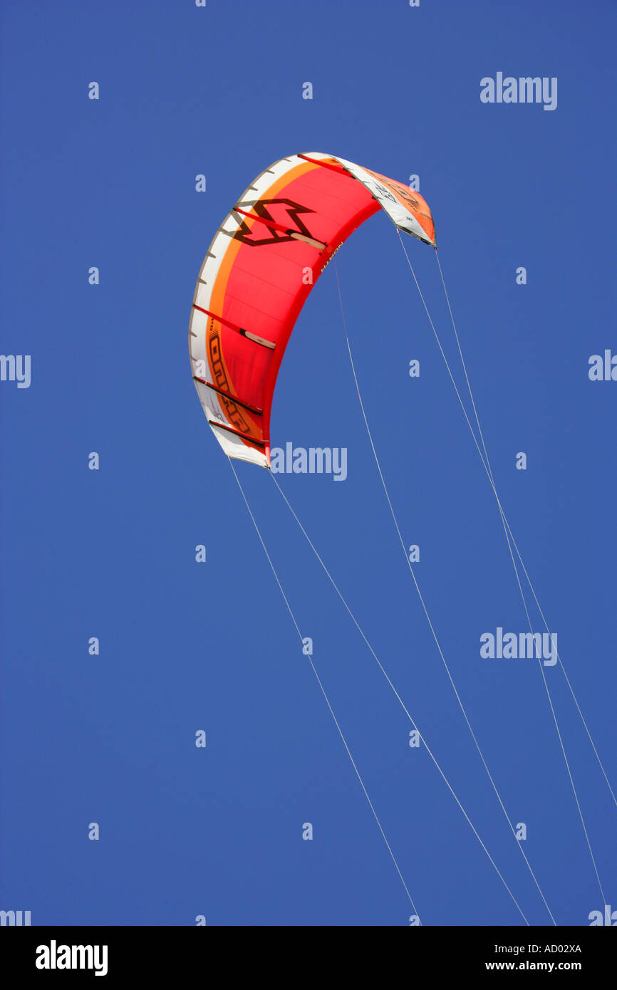 Wind Surfing Kite Stock Photo Alamy