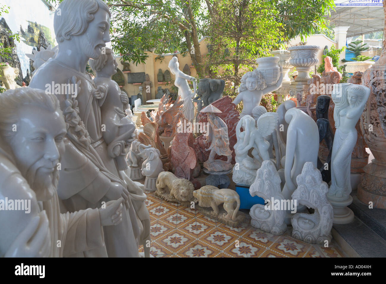 Marble statues Danang Vietnam Stock Photo Alamy