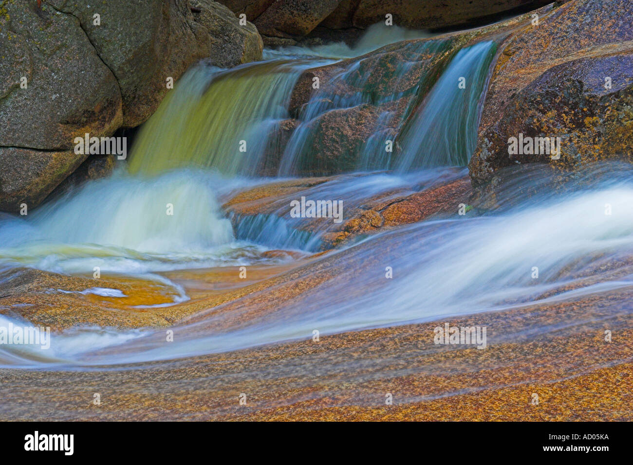 Waterfalls in the White Mountains Stock Photo - Alamy