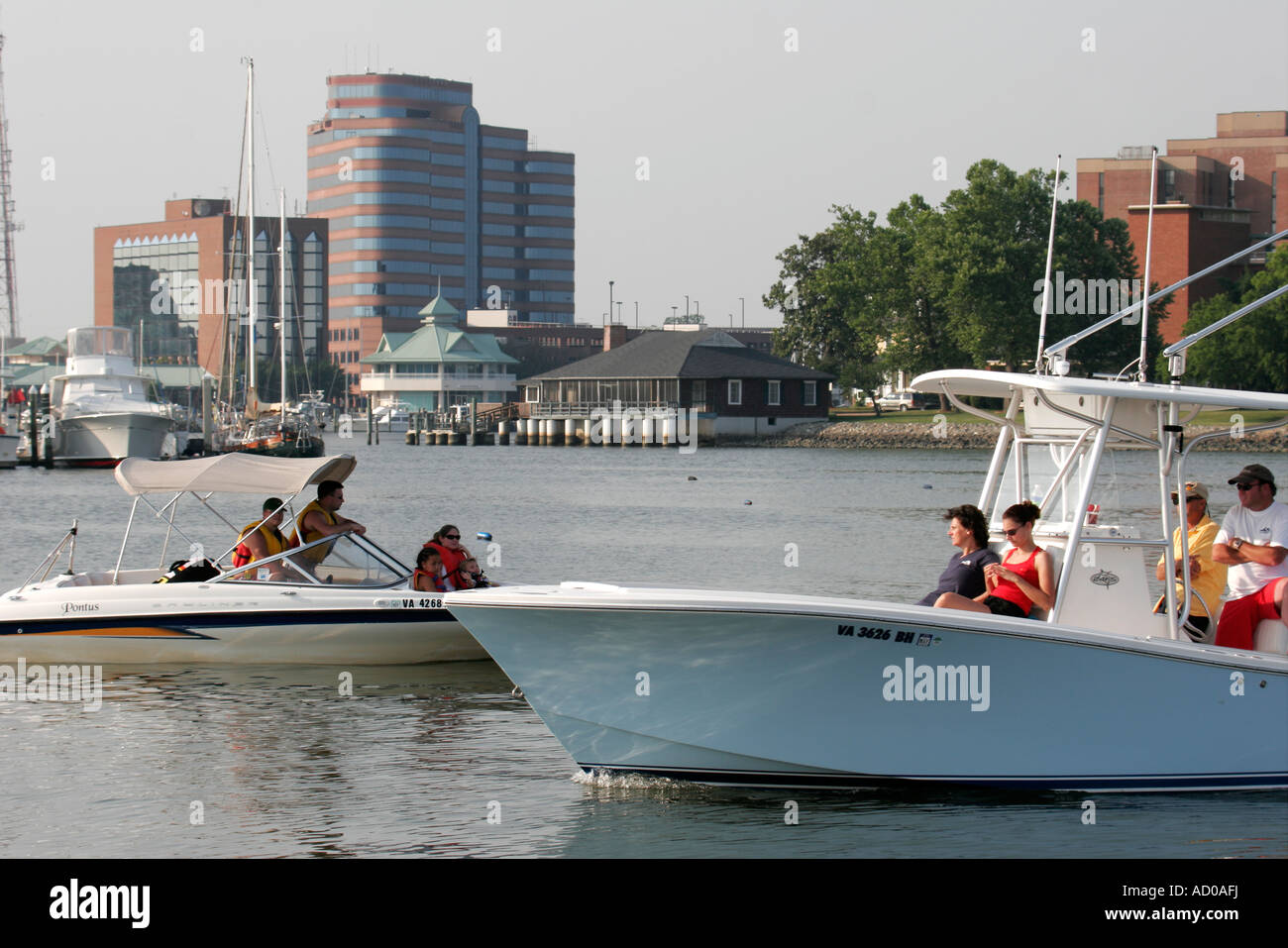 Hampton Virginia,Tidewater Area,Hampton River water,boat,visitors
