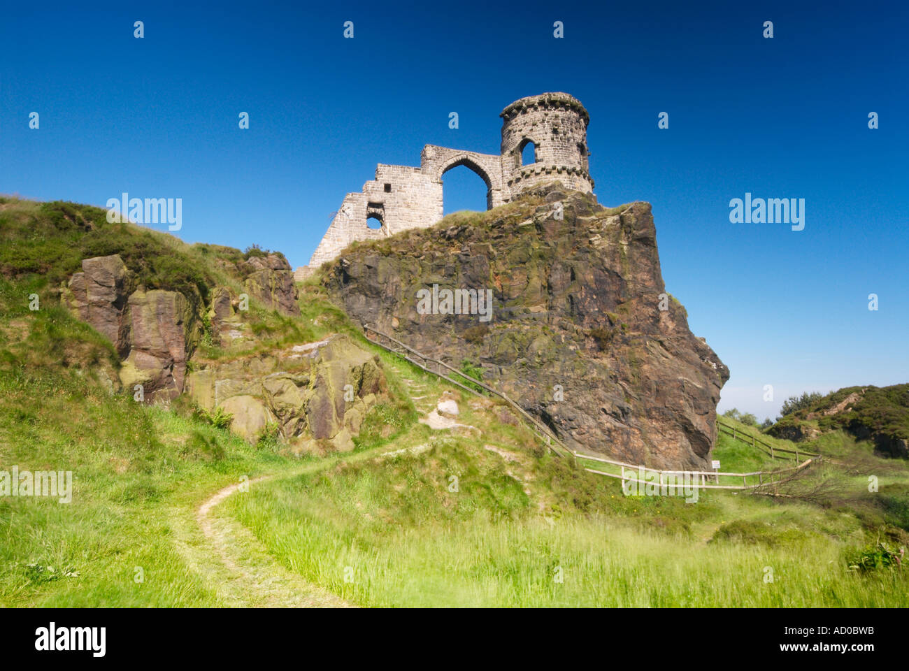 Folly Castle at Mow Cop Cheshire Staffordshire UK Stock Photo