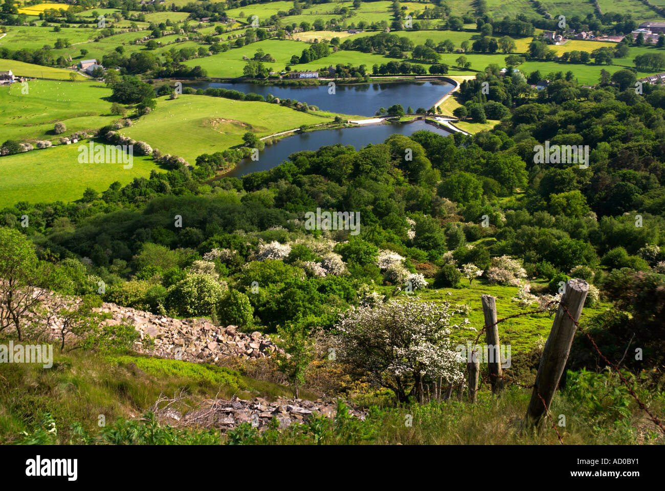 Tegg's Nose & Bottoms Reservoir Viewed From Tegg's Nose Langley Near