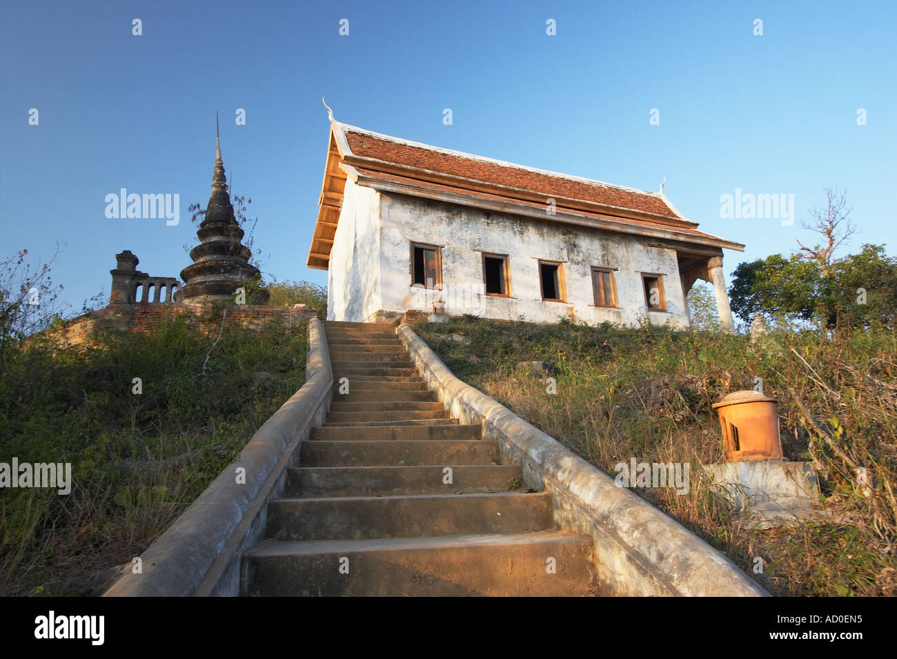 View Of Wat Chom Phet Stock Photo