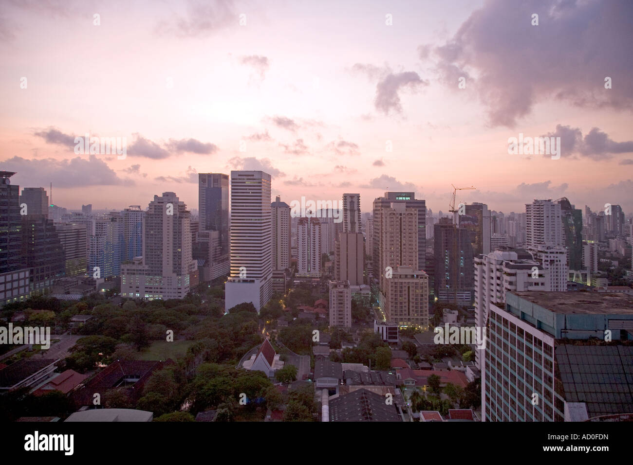 Bangkok skyline Thailand Stock Photo - Alamy