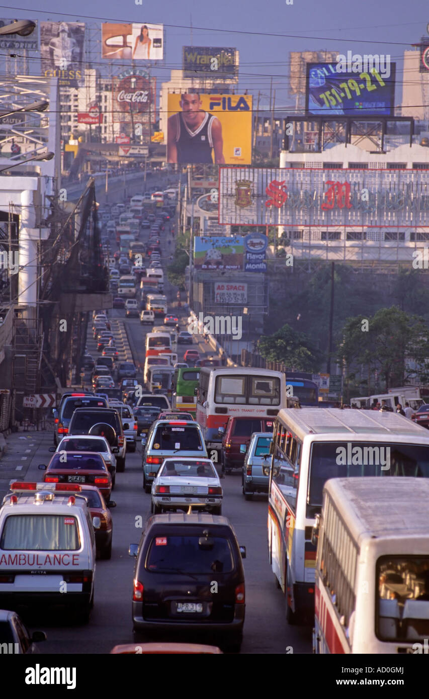 Traffic jam, Manila, Philippines Stock Photo Alamy