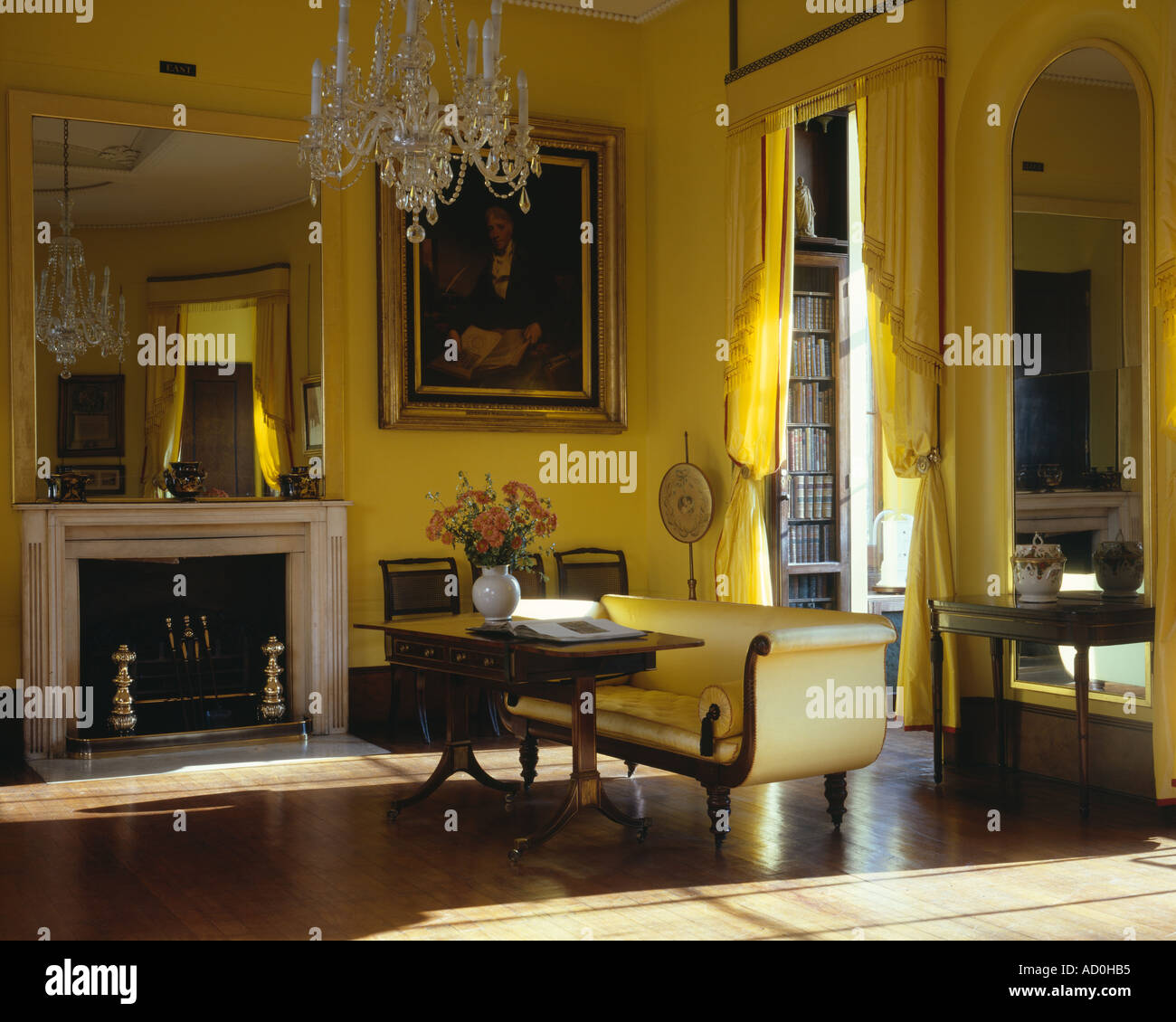 Sir John Soane S Museum Lincoln S Inn Fields C 1813 The Yellow Drawing Room Architect Sir John Soane Stock Photo Alamy