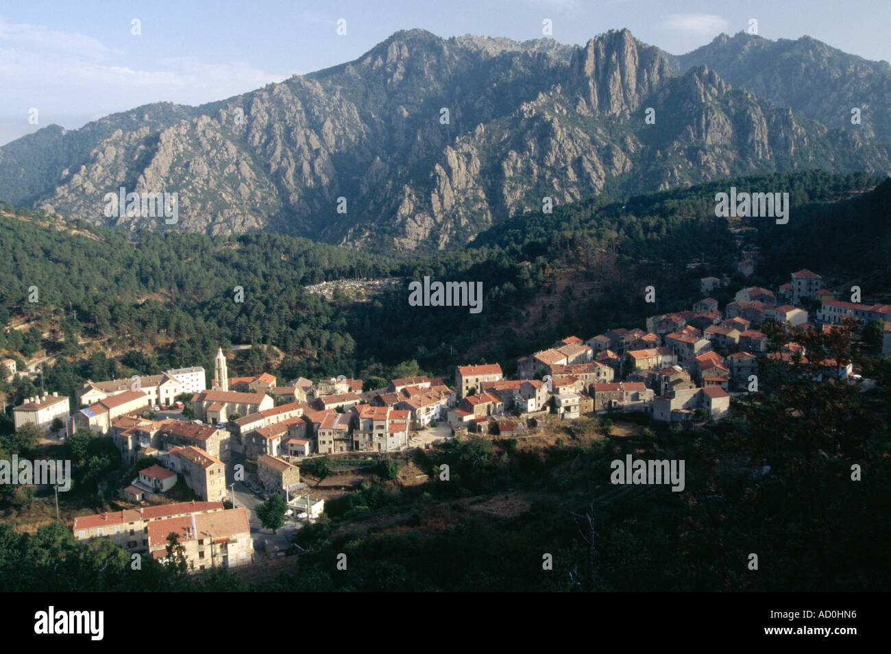 Venaco, Corsica, FRANCE Stock Photo