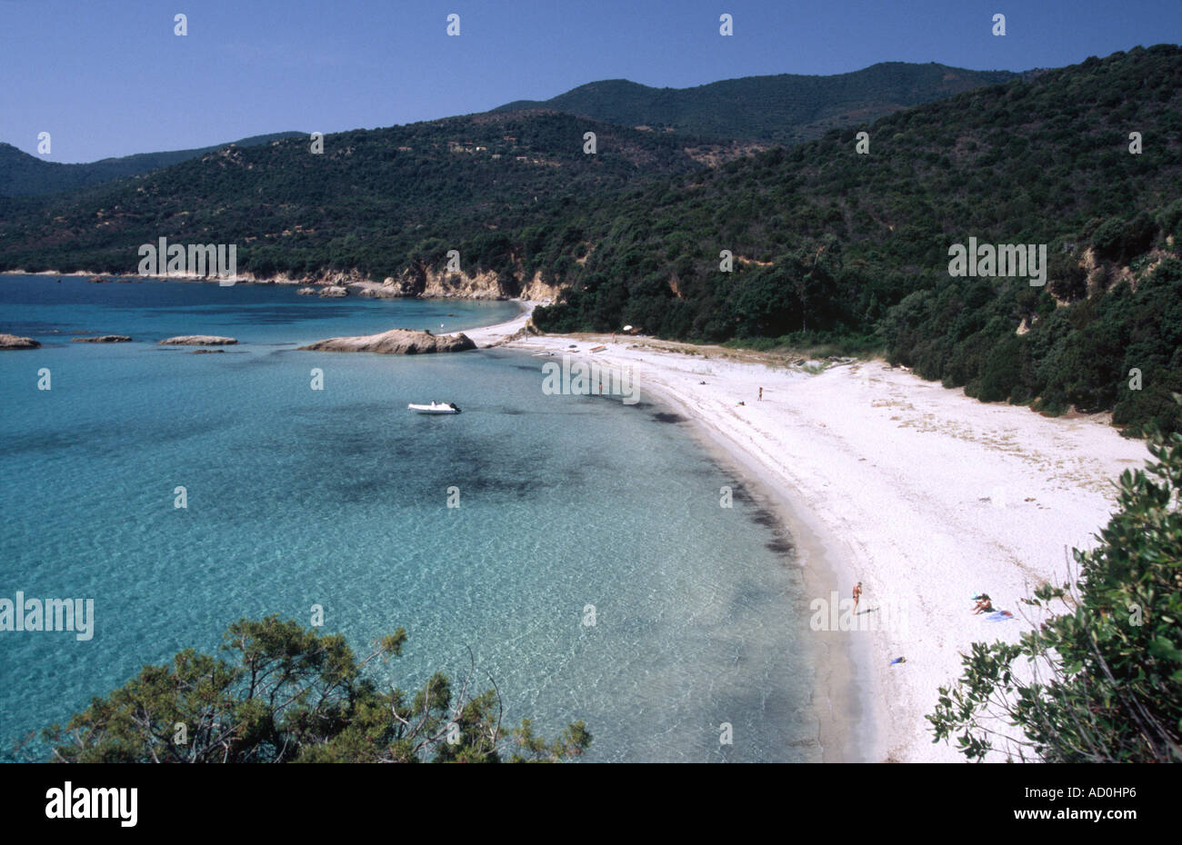 Golfe de Valinco - Corsica, FRANCE Stock Photo