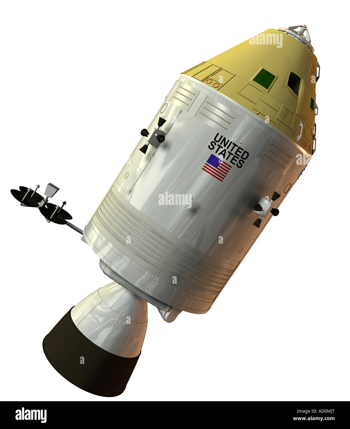 apollo spacecraft Stock Photo