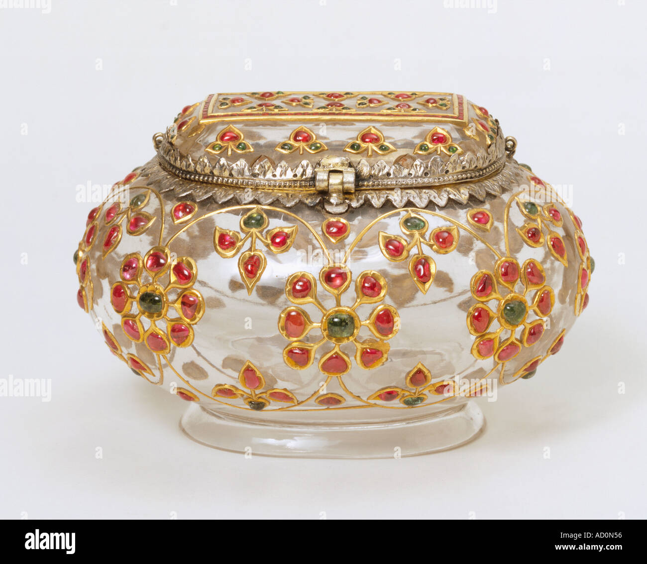 Box with lid. Mughal, early 18th century. Stock Photo