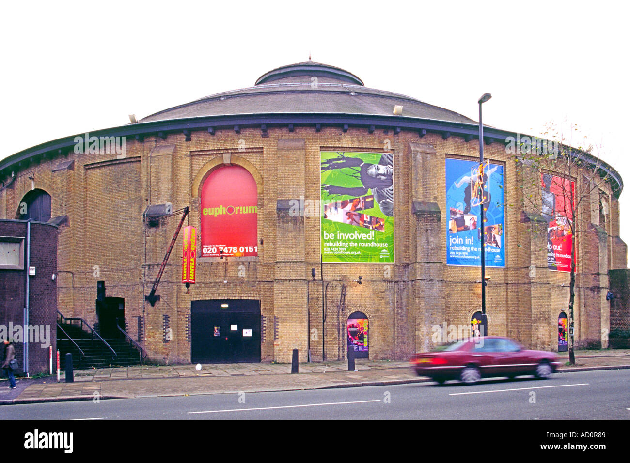 The Roundhouse in Camden, north London. Stock Photo