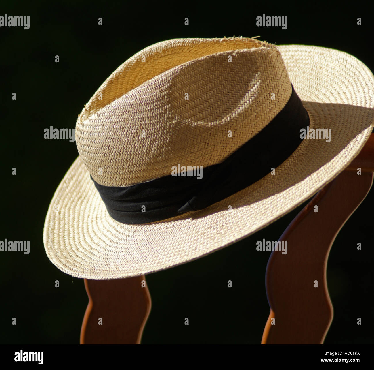 Worn straw hat hi-res stock photography and images - Alamy