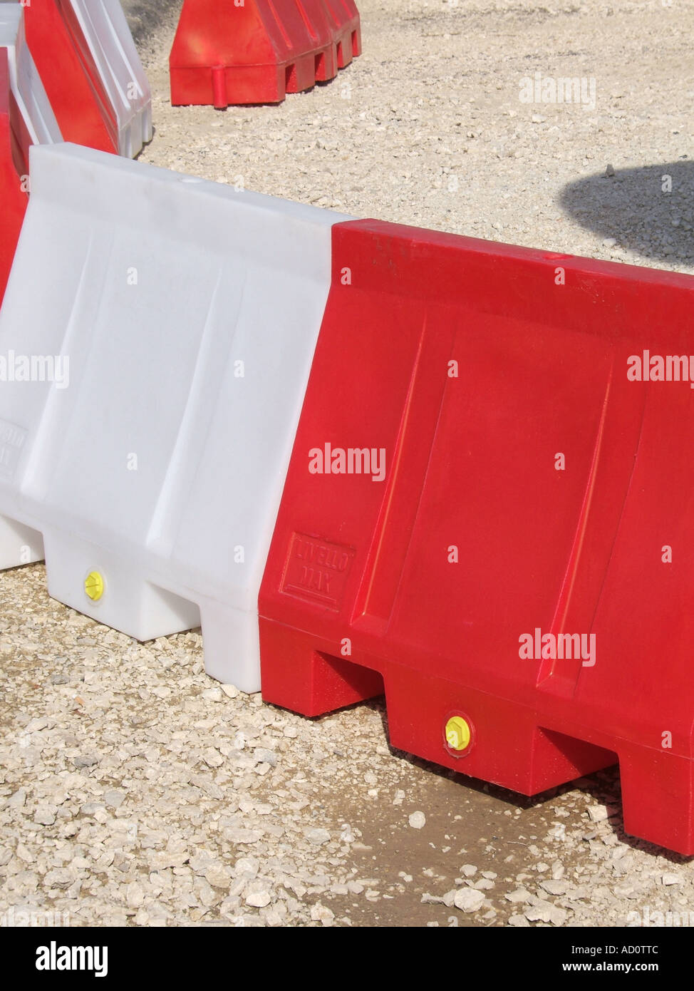 traffic distribution lane barrier divider Stock Photo - Alamy