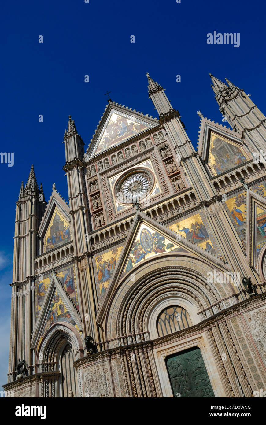 The Duomo di Orvieto is a large fourteenth century Roman Catholic ...