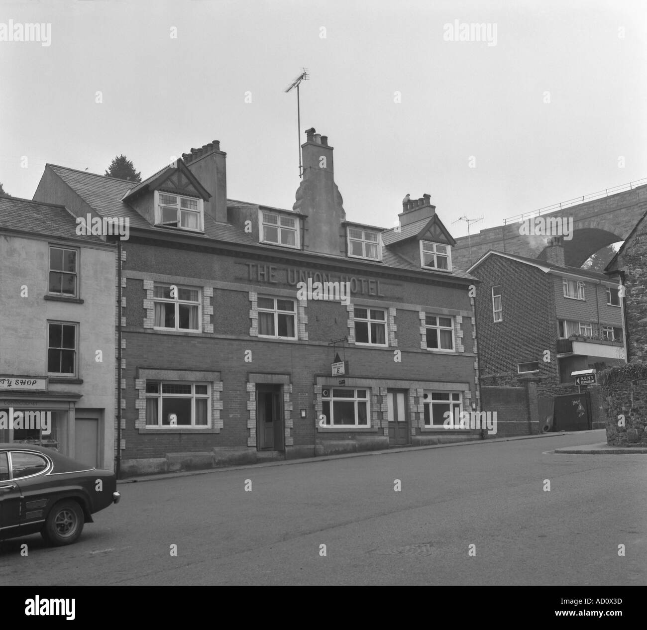 Union Hotel Tavistock Devon 1974 in 6x6 number 0059 Stock Photo