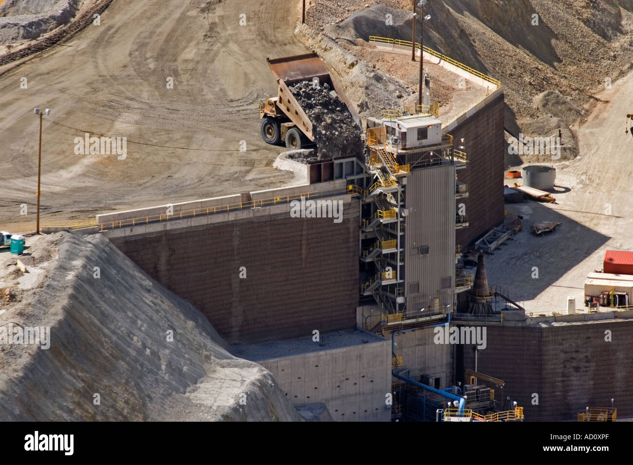 Kennecott crusher copper mine Utah Stock Photo 7581678 Alamy