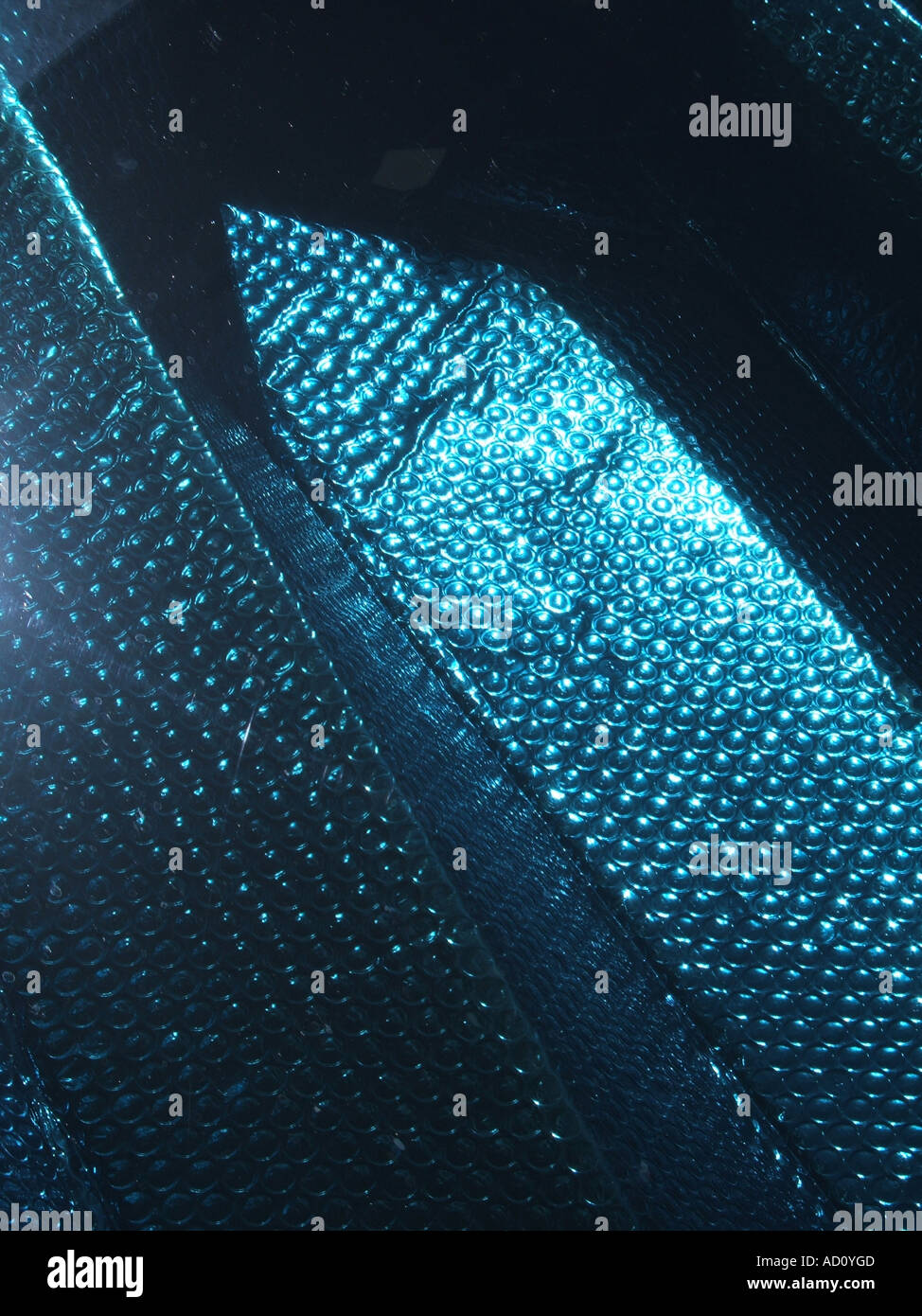 sun shield in car Stock Photo Alamy