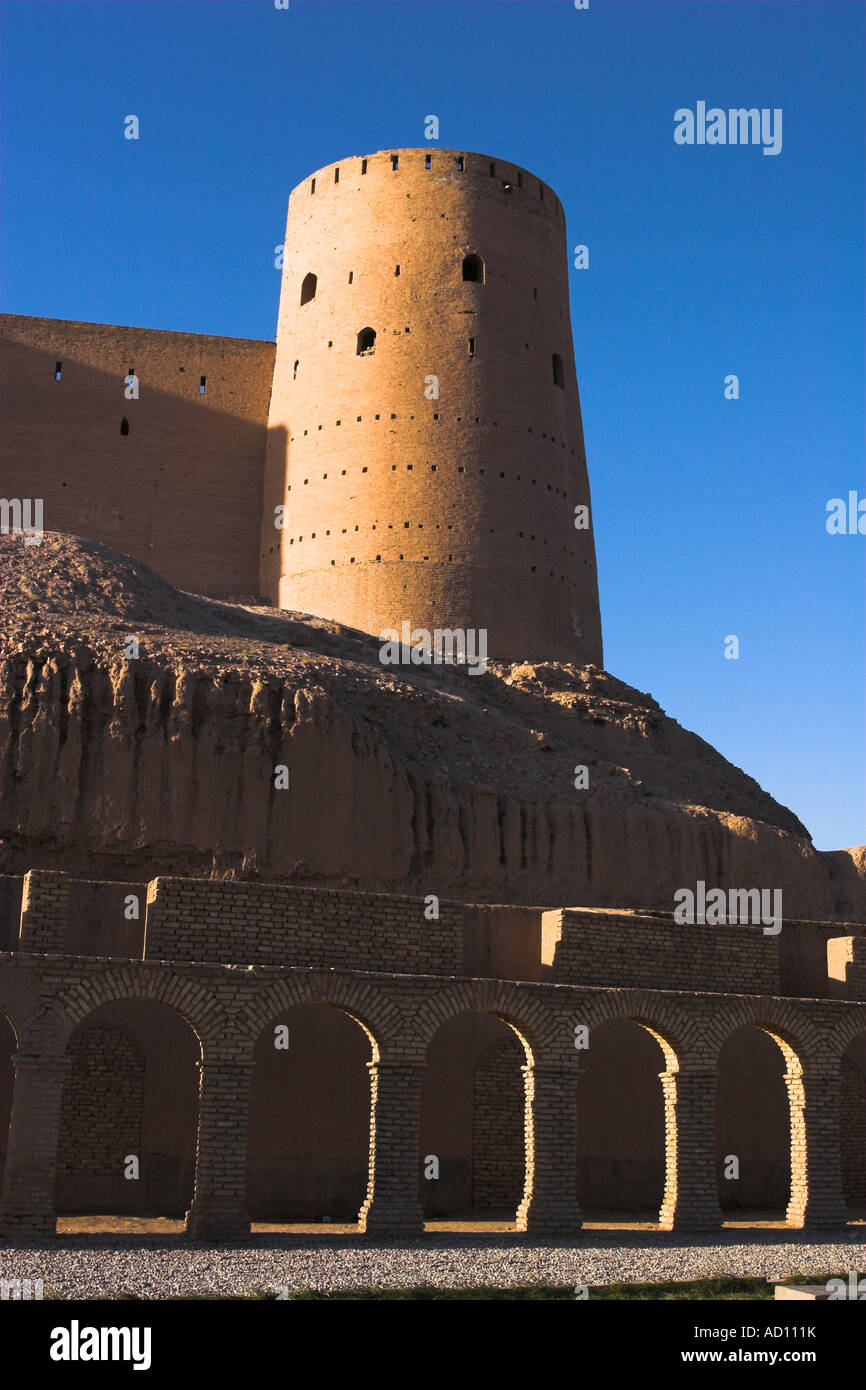 Afghanistan, Herat, The Citadel (Qala-i-Ikhtiyar-ud-din) Stock Photo
